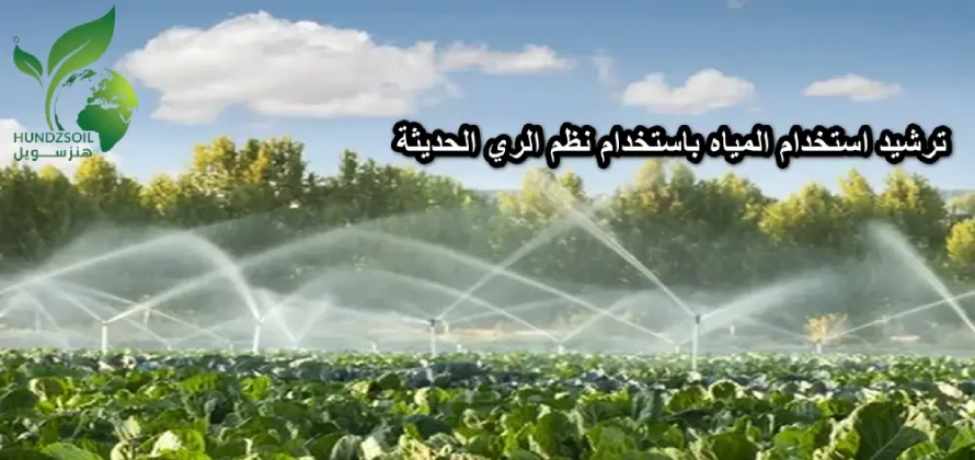ترشيد استخدام المياه باستخدام نظم الري الحديثة